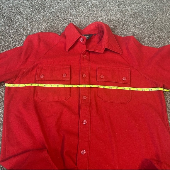 Vintage Red Button-Up Shirt - Picture 4 of 6